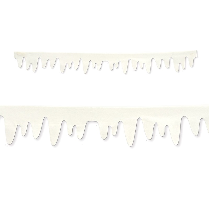 Beistle Fabric Icicle Hanging Border, 8/Pack (20365) image 1