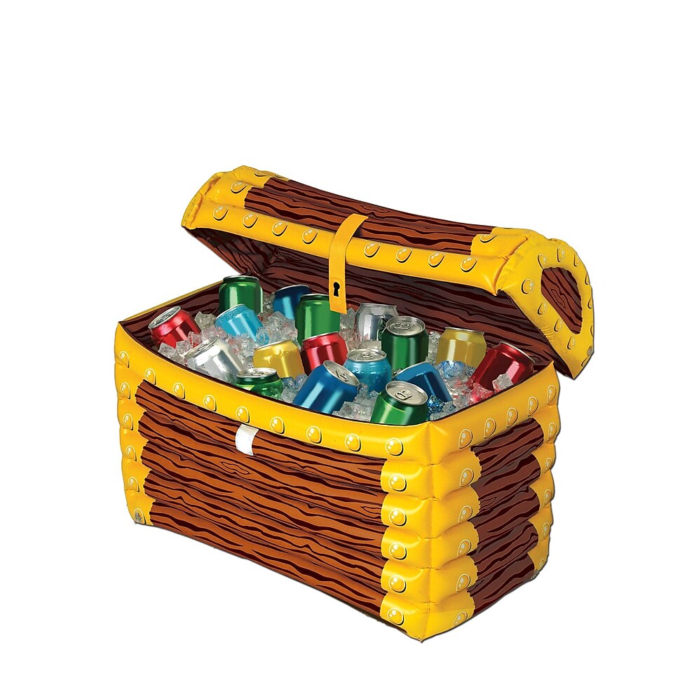 Beistle 17 x 24 Inflatable Treasure Chest Cooler