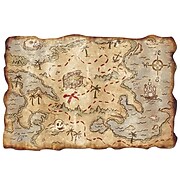 Beistle 12" x 18" Treasure Map; 5/Pack