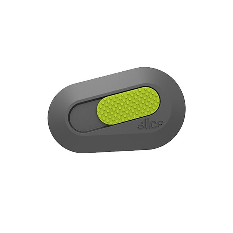 Slice Auto-Retractable Mini Cutter, Gray/Green, Single (10514) image 1
