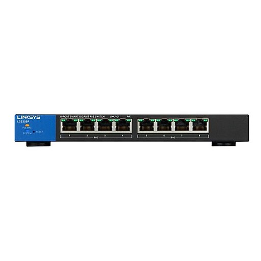 Linksys™ 8 Port Smart Gigabit PoE+ Switch at Staples