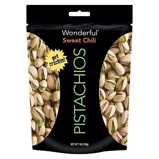 Shop Staples for Wonderful Sweet Chili Pistachios 7 Oz., 4/Pack