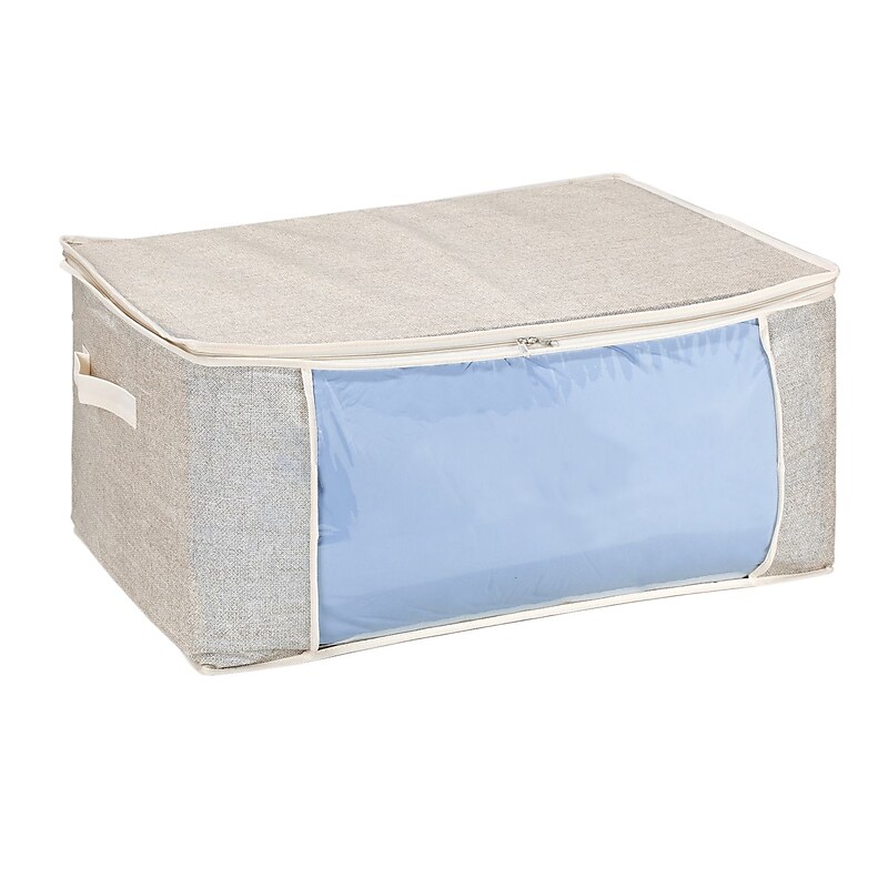 Simplify Jumbo Polypropylene Blanket Bag, Burlap image 1
