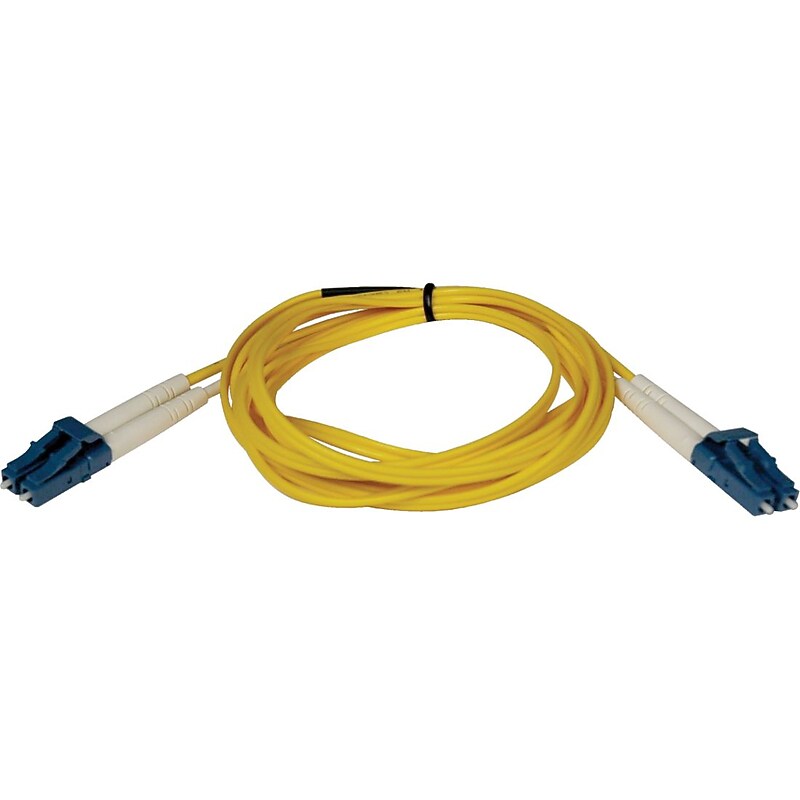 Tripp Lite 3.28' LC/LC Fiber Optic Duplex Singlemode Patch Cable, Yellow image 1
