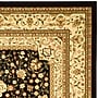 Safavieh Lyndhurst 8' x 11' Rectangle Indoor Area Rug, Machine Made, Polypropylene, Black/Ivory (LNH213A-8)~#|#~m001196105_sc7