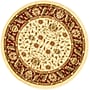 Safavieh Lyndhurst 5'3" Round Indoor Area Rug, Machine Made, Polypropylene, Ivory/Red (LNH215A-5R)~#|#~m001196122_sc7