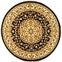 Safavieh Lyndhurst 8' Round Indoor Area Rug, Machine Made, Polypropylene, Black/Ivory (LNH222A-8R)~#|#~m001196151_sc7