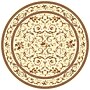 Safavieh Lyndhurst 8' Round Indoor Area Rug, Machine Made, Polypropylene, Ivory (LNH322A-8R)~#|#~m001196202_sc7