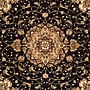 Safavieh Lyndhurst 7' x 7' Square Indoor Area Rug, Machine Made, Polypropylene, Black/Ivory (LNH329A-7SQ)~#|#~m001196222_sc7
