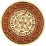 Safavieh Lyndhurst 5'3" Round Indoor Area Rug, Machine Made, Polypropylene, Ivory/Rust (LNH331R-5R)~#|#~m001196240_sc7