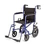 Excel Deluxe Aluminum Transport Wheelchair, 19 x 16, 300 lbs. (MDS808210ABE)   ~#|#~m001198029_sc7