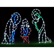 Queens of Christmas Nativity Scene LED Light Christmas Decoration