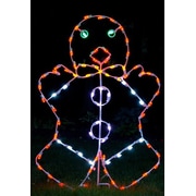 Queens of Christmas Mr Gingerbreadman LED Light Christmas Decoration