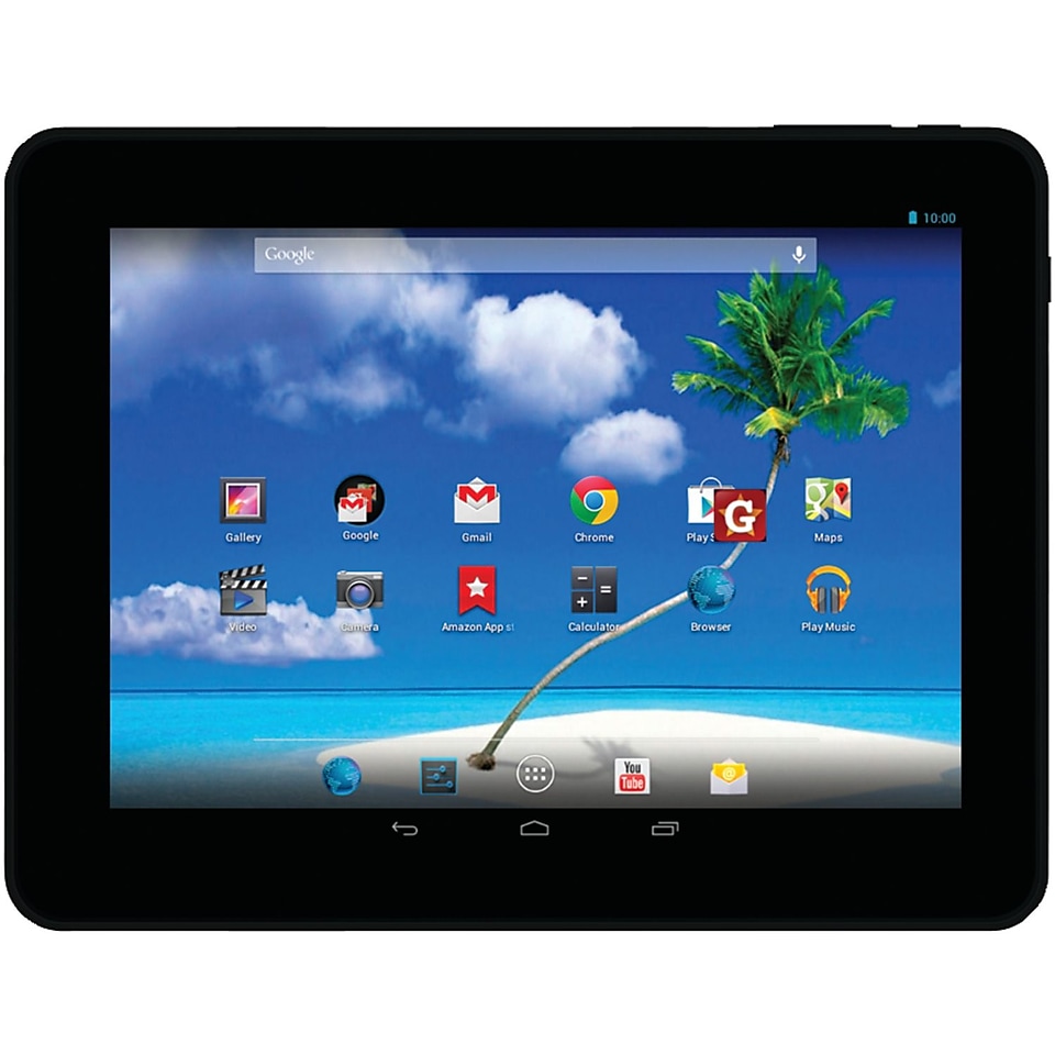 Proscan PLT8802, 8 Tablet, 8 GB, Android Jelly Bean, Wi Fi, Black