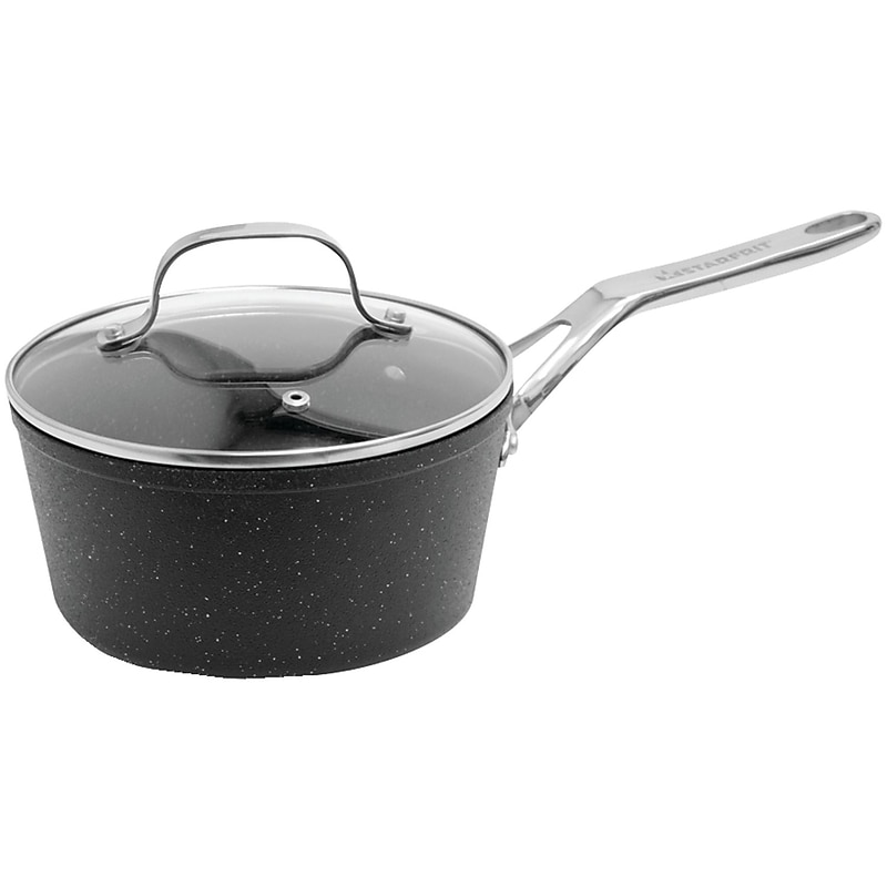 Starfrit® The Rock Saucepan With Glass Lid (2-quart) image 1