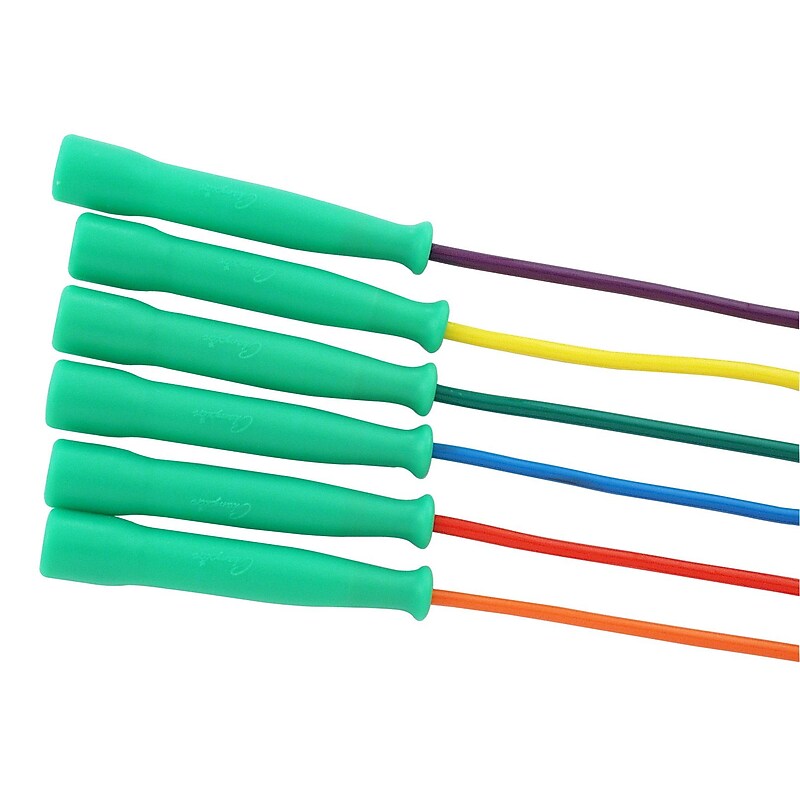 Champion Sports® Licorice Speed Rope, Green Handle, 10' image 1