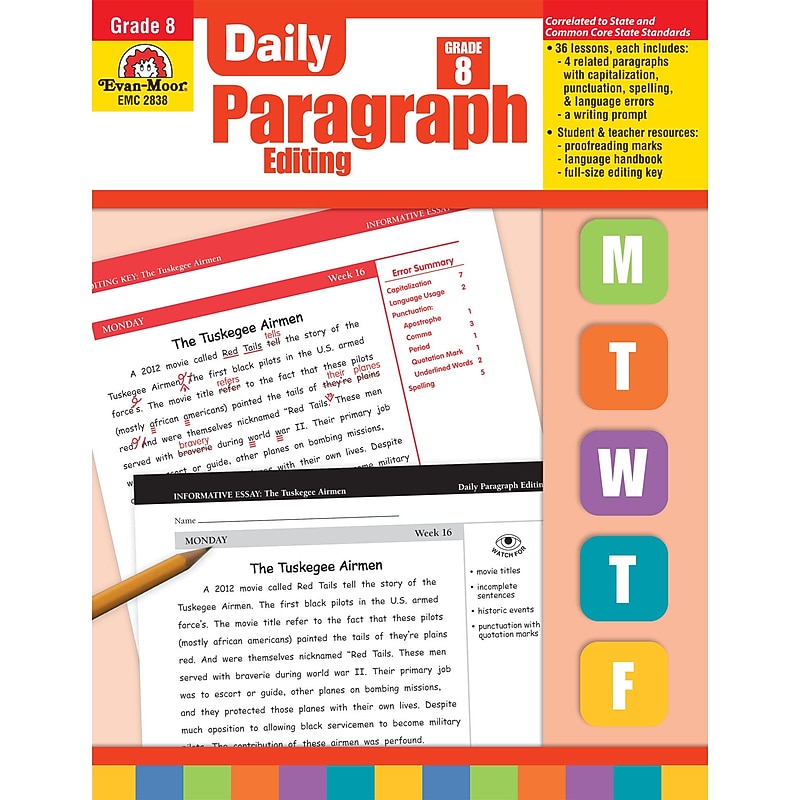 Evan-Moor® Daily Paragraph Editing, Grade 8 image 1