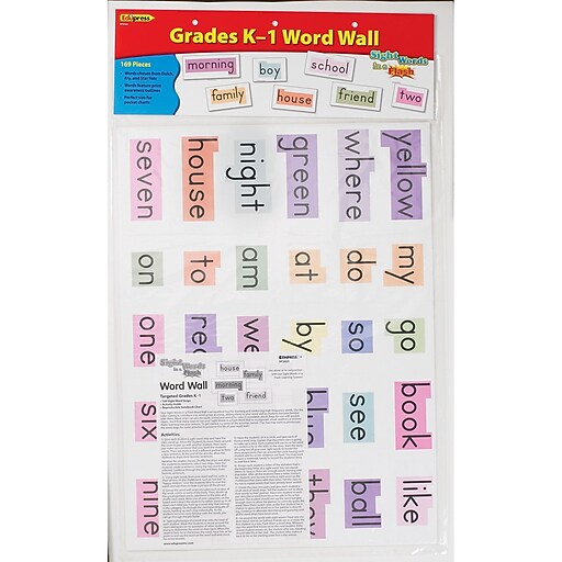 Edupress® Sight Words In A Flash Word Wall, Gr. K1 Staples