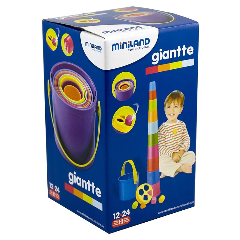 MINILAND Educational Giantte Stacking And Nesting Game (MLE97211) image 1