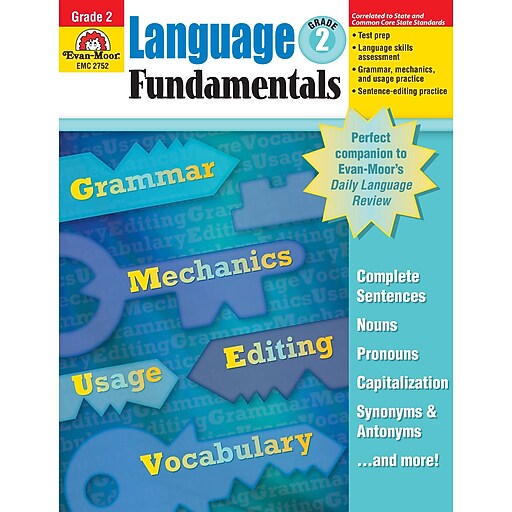 EvanMoor® "Language Fundamentals" Grade 2 Resource Book, Language
