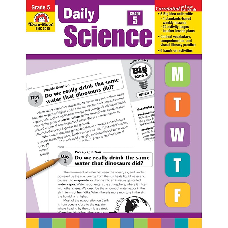 Evan-Moor® Daily Science Teacher's Edition Book, Grades 5 image 1
