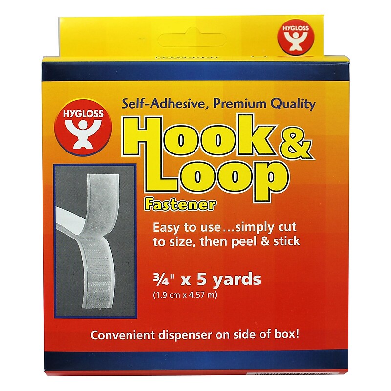 Hygloss™ Hook and Loop Fastener, 3/4" x 5 yds. image 1
