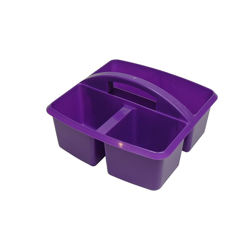 Romanoff Small Plastic Utility Caddy 9.25"H x 9.25"W, Purple (ROM25906) image 1