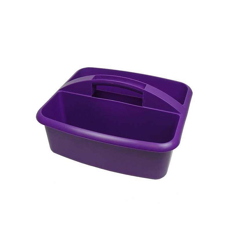 Romanoff Large Plastic Utility Caddy, 12.75"H x 11.25"W, Purple (ROM26006) image 1