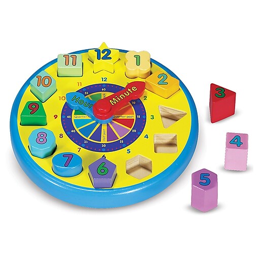 melissa & doug clock puzzle