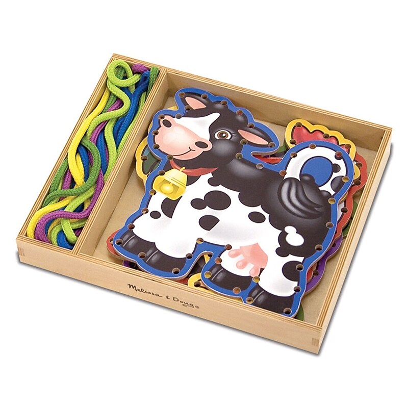 Melissa & Doug Lace and Trace Farm Set (LCI3781) image 1