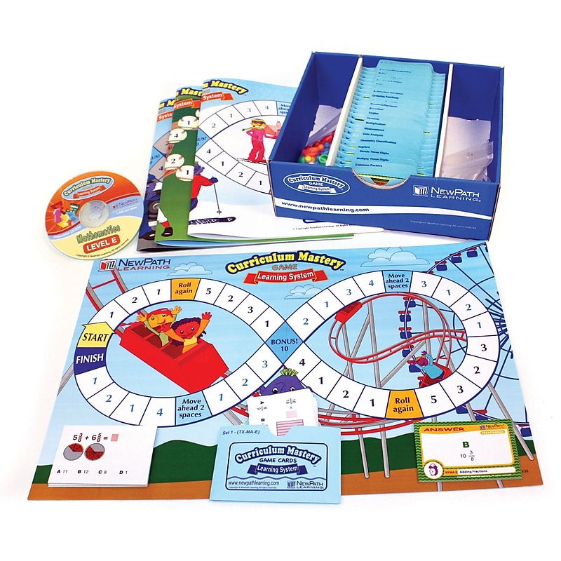 New Path Learning Mastering Math Skills Games Classpack (NP-235001) image 1