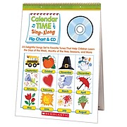 Scholastic Flip Chart & CD, Calendar Time