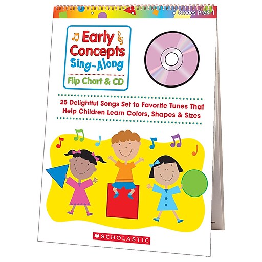 Shop Staples for Scholastic® Early Concepts Sing Along Flip Chart With