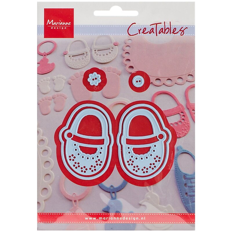 Ecstasy Crafts Marianne Design Creatables Dies, My First Shoes (MLR0303) image 1