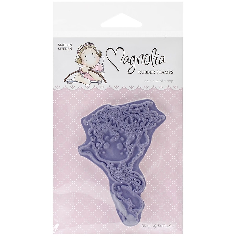Magnolia Little Circus Moscow Elephant Show Tilda Rubber Cling Stamp, 5 1/2" x 3 3/4", Purple (121010-1) image 1