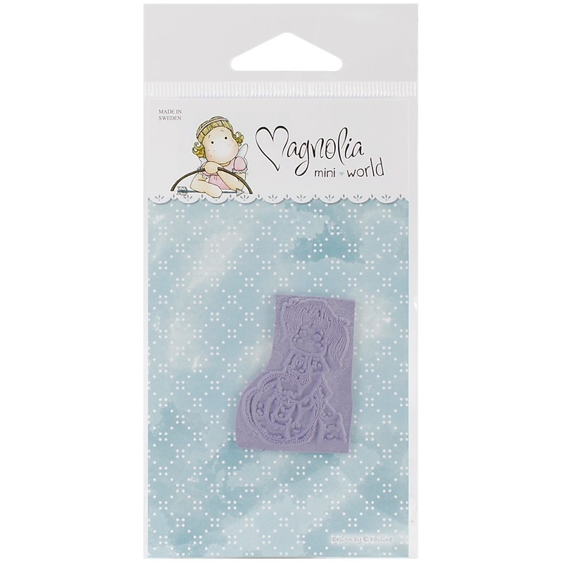 Magnolia Mini Summer Memories Ohoj Tilda Rubber Cling Stamp, 2 3/4" x 5 3/4", Purple (205014-2) image 1