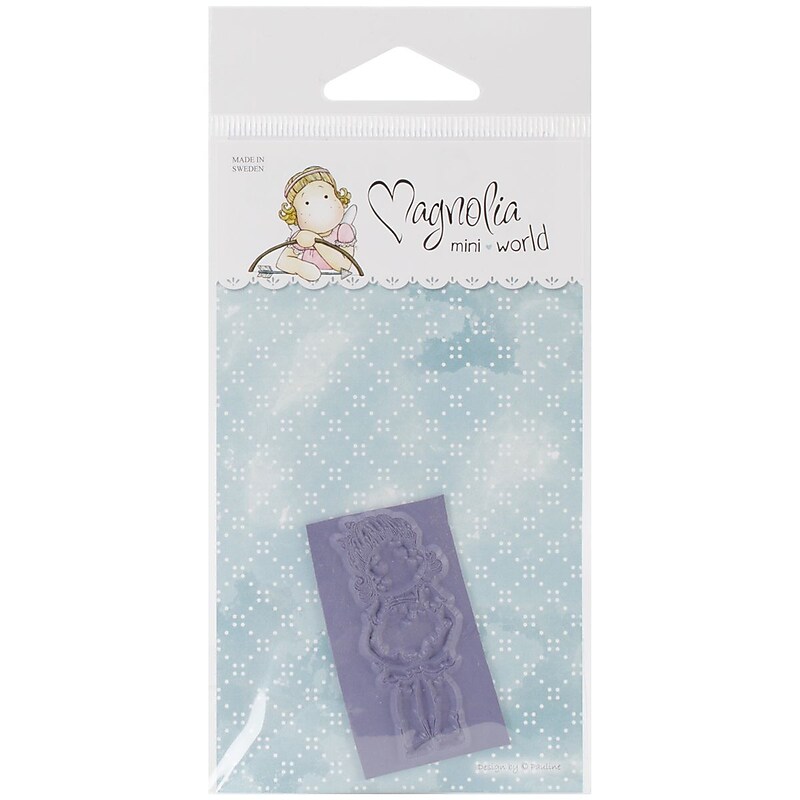 Magnolia Mini Princes & Princesses Mother To Be Tilda Rubber Cling Stamp, 2 3/4" x 5 3/4", Purple (206010-2) image 1