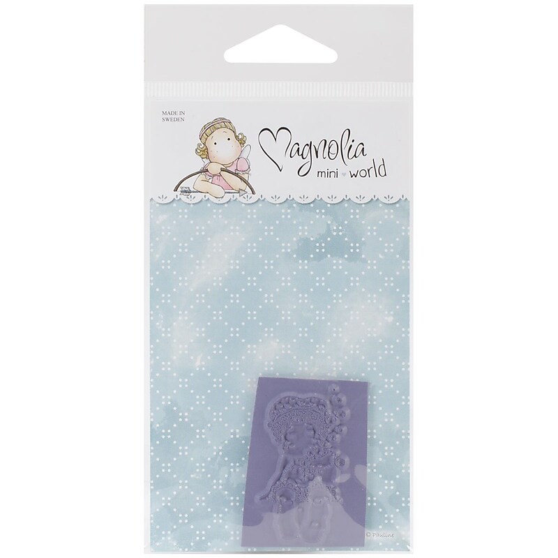 Magnolia Mini Princes & Princesses Tilda With Bathcap Rubber Cling Stamp, 2 3/4" x 5 3/4", Purple (206017-2) image 1