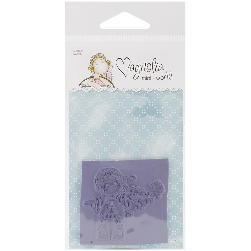 Magnolia Mini Princes & Princesses Wizard Tilda Rubber Cling Stamp, 2 3/4" x 5 3/4", Purple (206026-2) image 1
