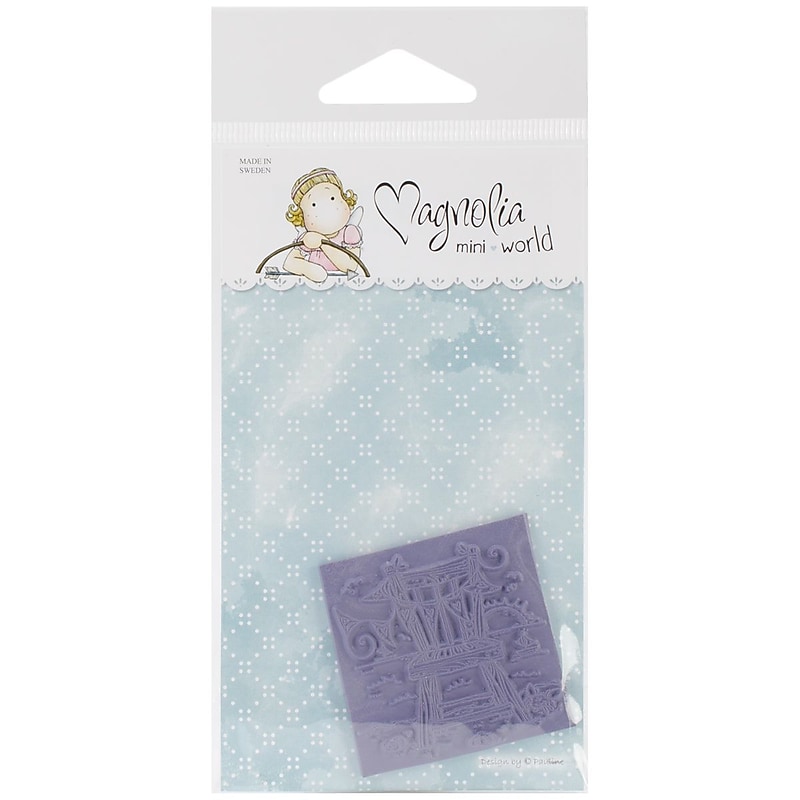 Magnolia Mini Sea Breeze Chair In The Sunset Rubber Cling Stamp, 2 3/4" x 5 3/4", Purple (209001-2) image 1