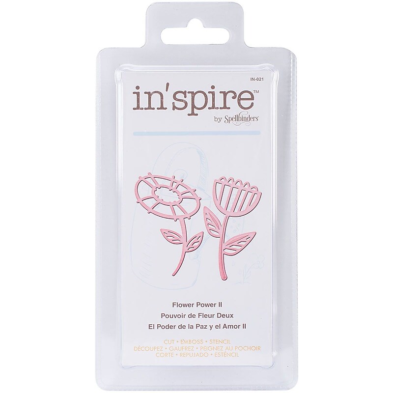 Spellbinders® Shapeabilities® In'spire Die Templates, Flower Power 2 image 1