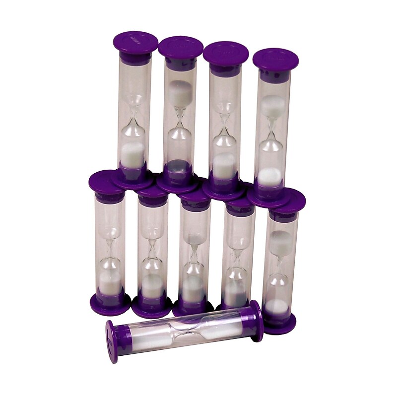 Learning Advantage 3 Minute Sand Timer, 10/Set (CTU7626) image 1