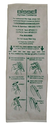 BigGreen PKBGI0 14″ Upright Vacuum Cleaner Bags, White Simolary simolary.com