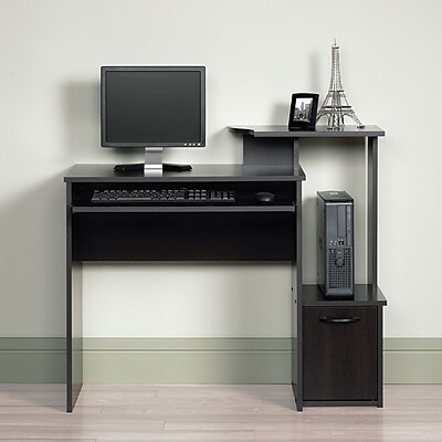 Sauder Beginnings Computer Desk, Cinnamon Cherry | StaplesÃ‚Â® - Sauder Beginnings Computer Desk, Cinnamon Cherry