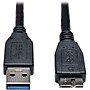Tripp Lite 6' Type-A USB/Type-B Micro USB Male/Male SuperSpeed Data Transfer Cable, Black (U326-006-BK)~#|#~m001241162_sc7
