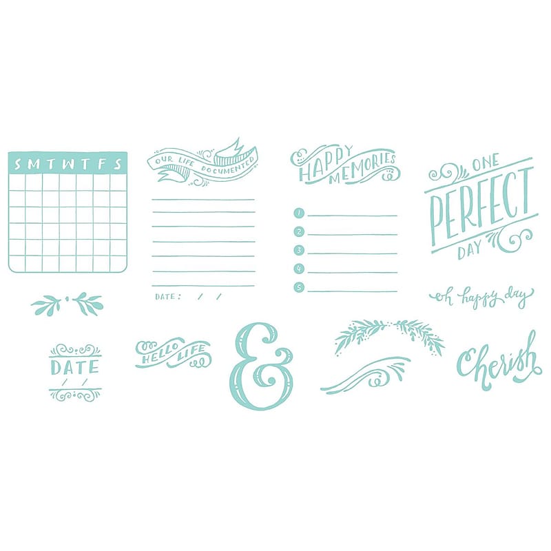 We R Memory Keepers® Lifestyle Letterpress Plate, Journaling image 1