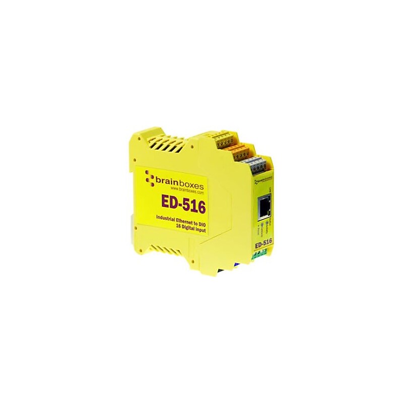 Brainboxes ED-516 Ethernet to 16 Digital Input Device Server image 1