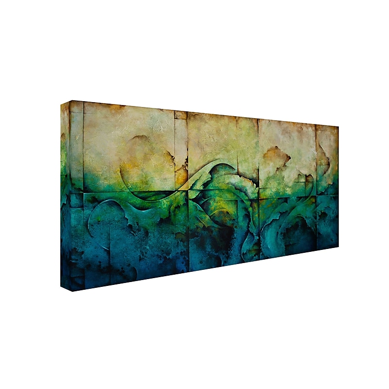 Trademark CH Studios "Paradise" Gallery-Wrapped Canvas Art, 16" x 32" image 1