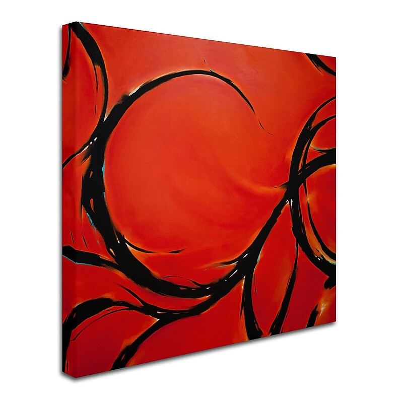 Trademark CH Studios "Red Dream" Gallery-Wrapped Canvas Art, 14" x 14" image 1