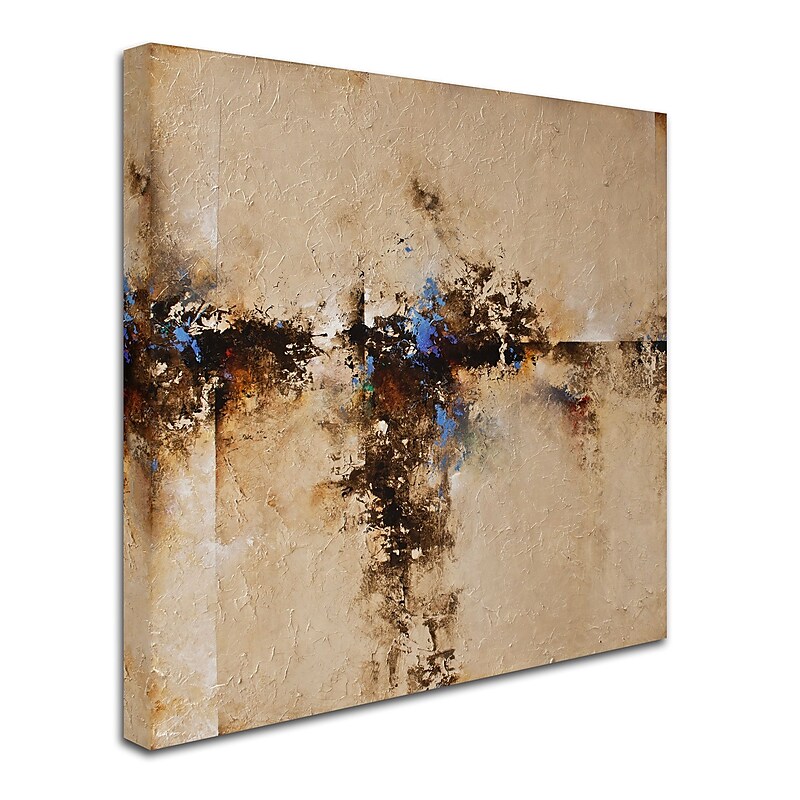 Trademark CH Studios "Sands of Time I" Gallery-Wrapped Canvas Art, 14" x 14" image 1
